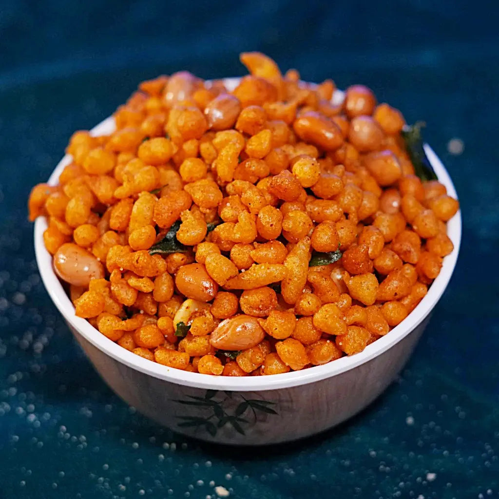 Khara Boondi from Estaa Sweets Bangalore – spicy, crispy South Indian snack made with gram flour and traditional spices