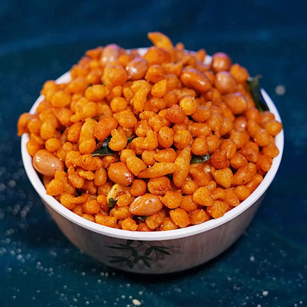 Khara Boondi from Estaa Sweets Bangalore – spicy, crispy South Indian snack made with gram flour and traditional spices