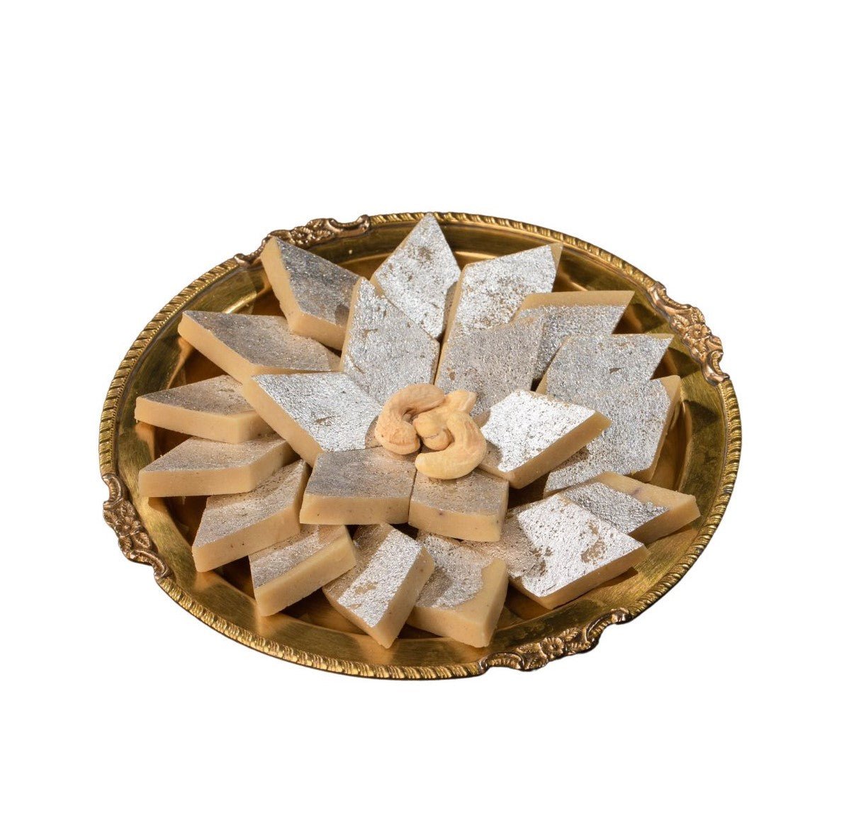 Image of Kaju Katli , made of Cashew and Sugar at Estaa Sweets in Bangalore