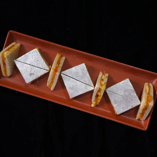 Kaju Pine Apple Burfi from Estaa Sweets, Bangalore